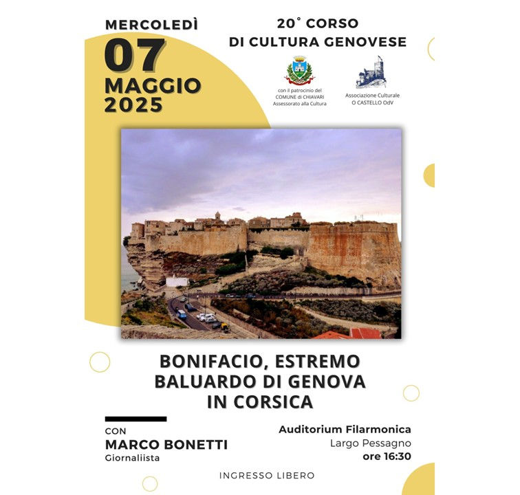 Associazione “O Castello” – “Bonifacio, estremo baluardo di Genova in Corsica”