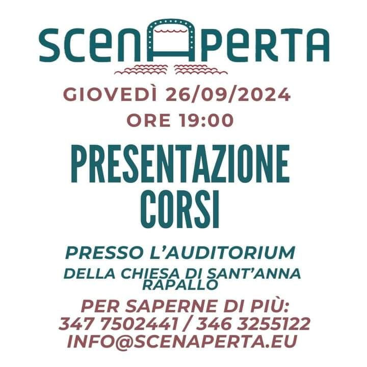 Presentazione dei corsi di teatro