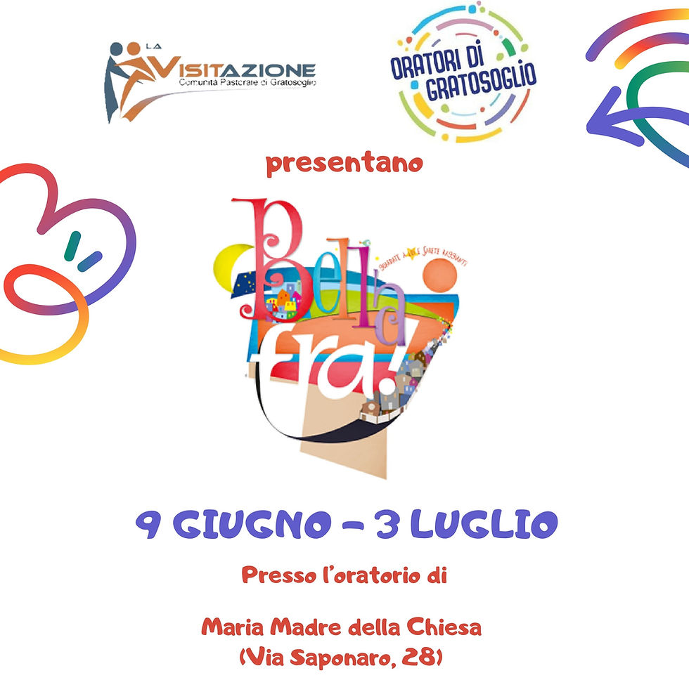 Iscrizioni all'Oratorio Estivo 2026