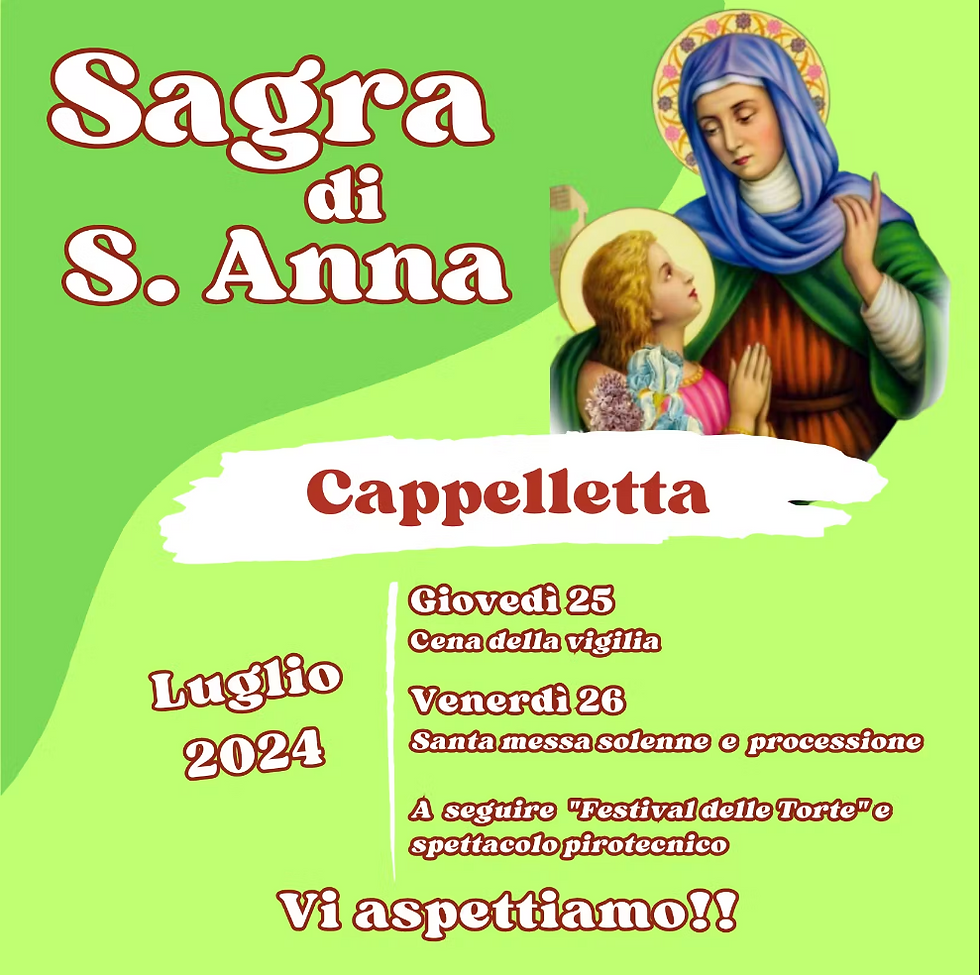 Festa patronale di Sant'Anna (Sestiere Cappelletta)