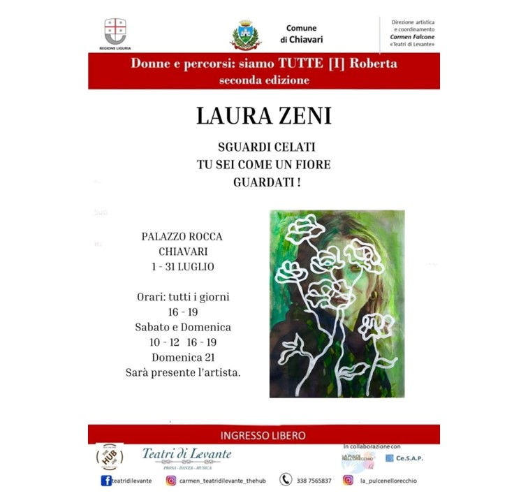 Donne e percorsi - Mostra "Sguardi celati - Tu sei come un fiore - Guardati!" di Laura Zeni