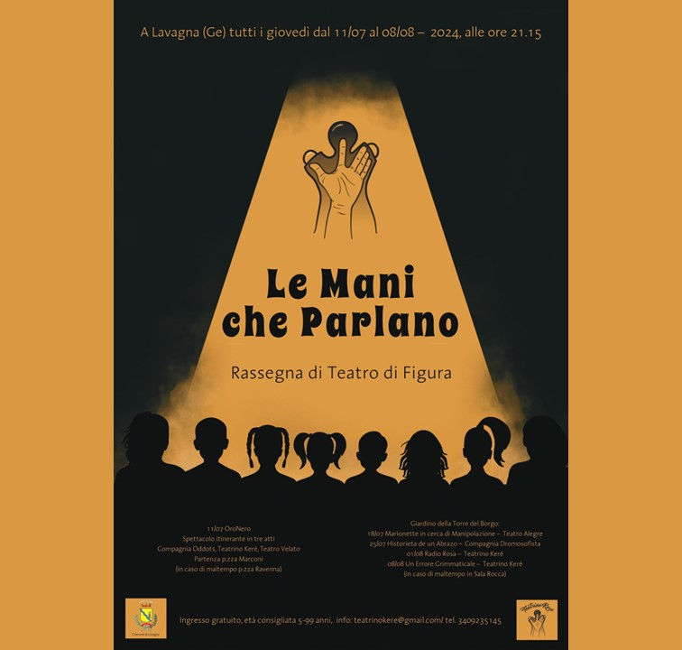 Rassegna di teatro di figura "Le mani che parlano": "Oro Nero"