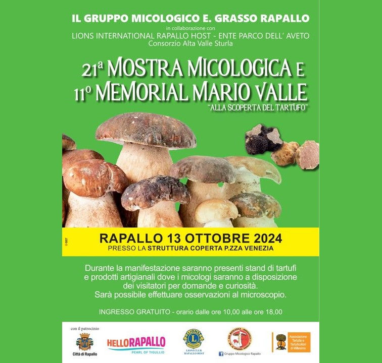 1° Mostra Micologica e 11° Memorial Mario Valle