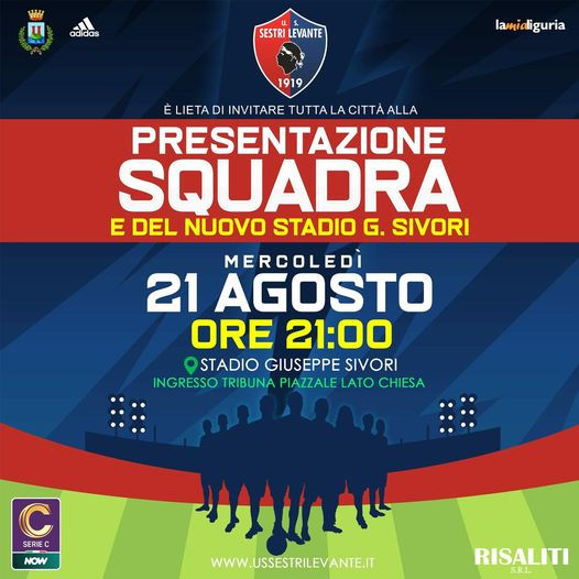 Presentazione della squadra U. S. Sestri Levante e inaugurazione dello Stadio Sivori