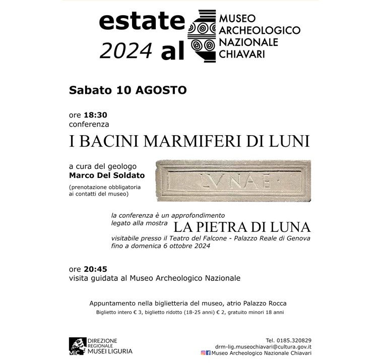 Estate al museo 2024 - I bacini marmiferi di Luni