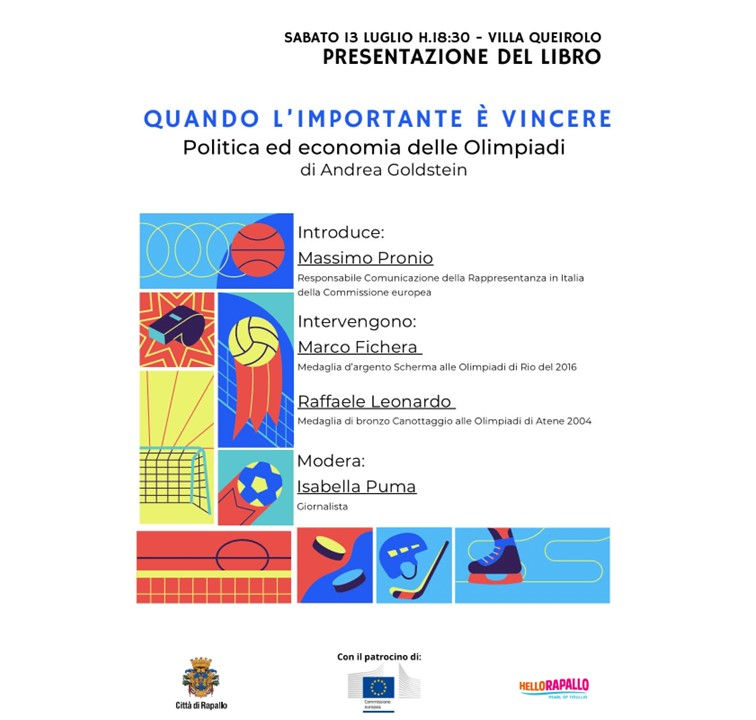 Presentazione del libro "Quando l'importante è vincere. Politica ed economia delle Olimpiadi"