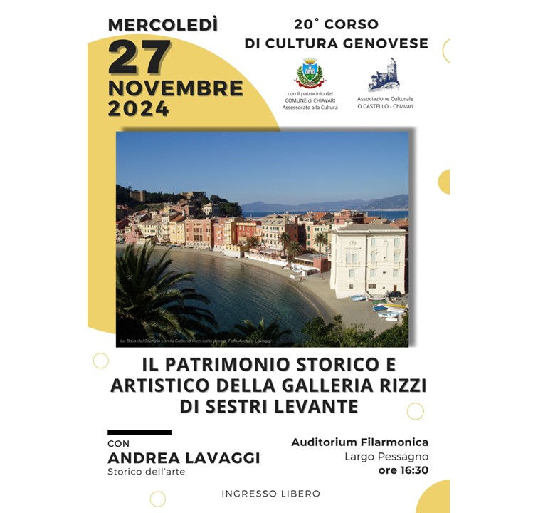 Il patrimonio storico e artistico della Galleria Rizzi di Sestri Levante