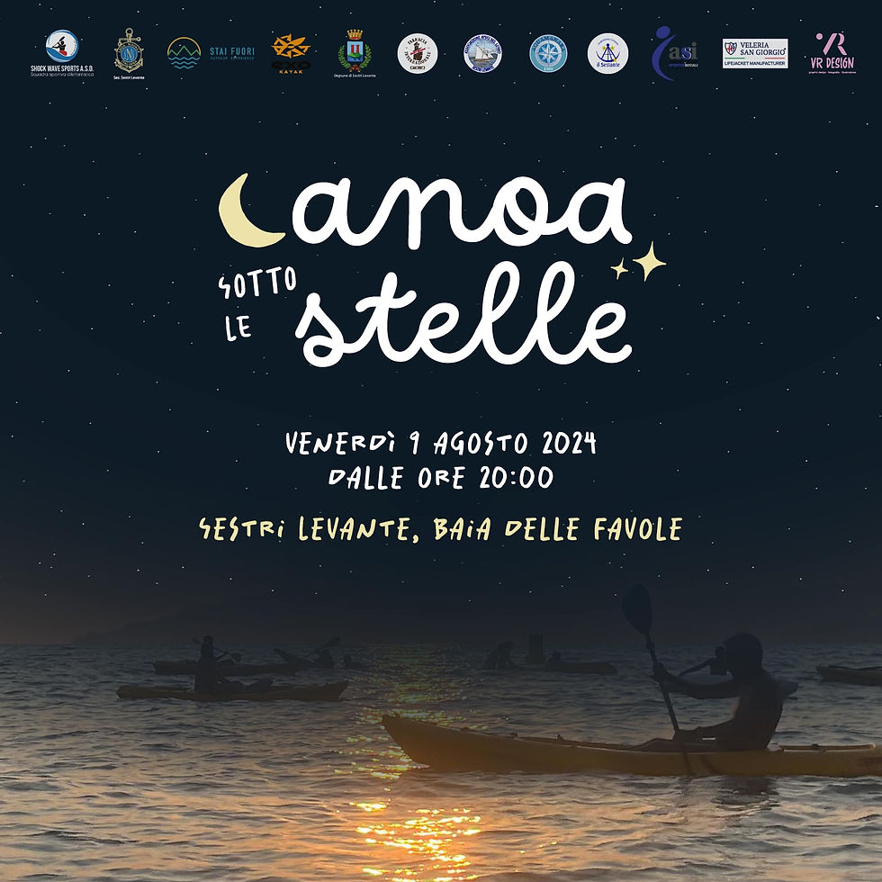 Canoa sotto le stelle