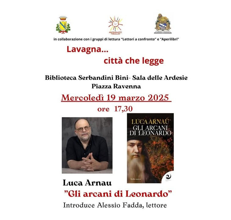Lavagna a tutto libri - Presentazione del libro di Luca Arnaù “Gli arcani di Leonardo”