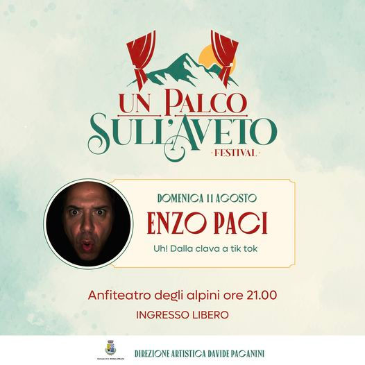 Un palco sull'Aveto: Enzo Paci in "Uh - Dalla clava a Tik Tok"