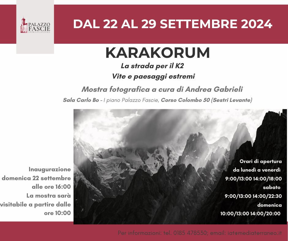 Mostra "Karakorum - La strada per il K2 – Vite e paesaggi estremi"