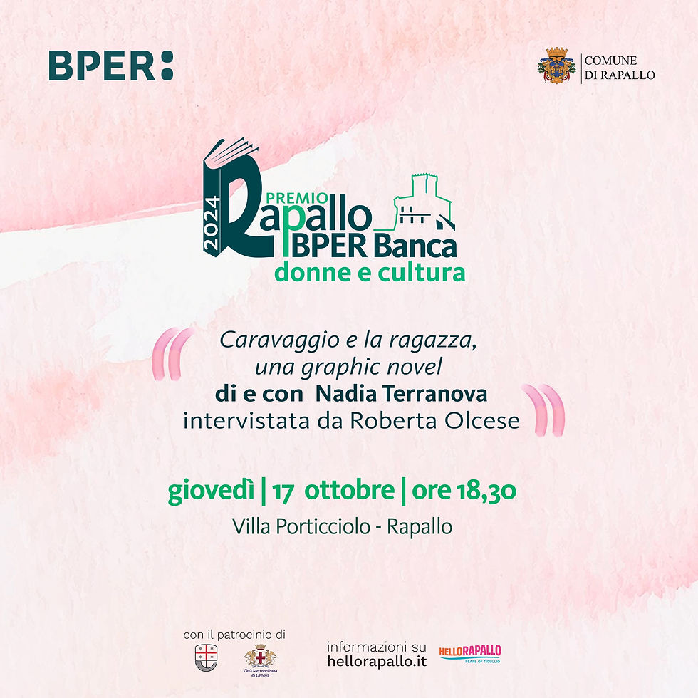 Aspettando il Premio Rapallo BPER Banca – “Caravaggio e la ragazza"