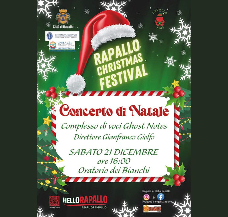 Rapallo Christmas Festival: Concerto di Natale Complesso di voci Ghost Notes