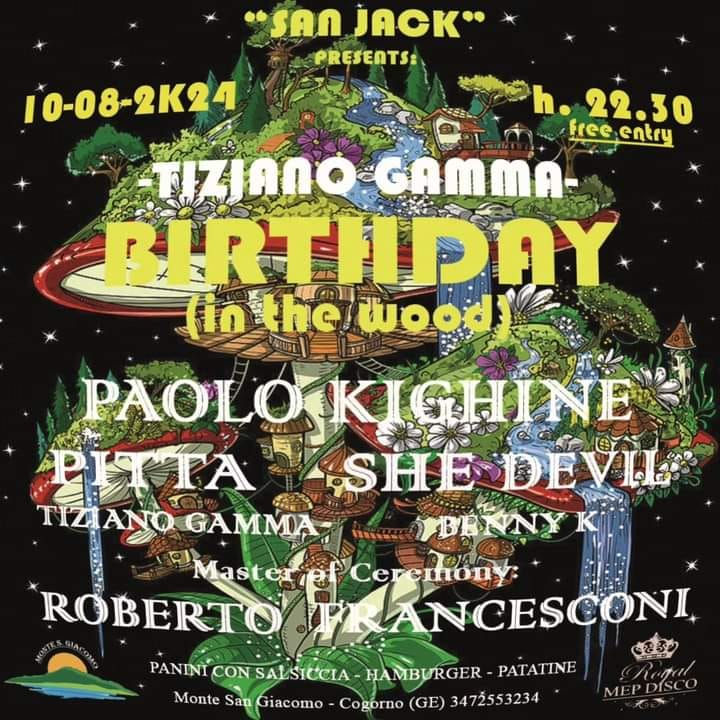 Tiziano Gamma Birthday (in the woods)