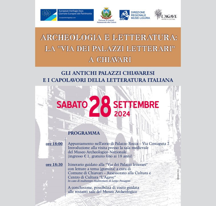La via dei palazzi letterari a Chiavari