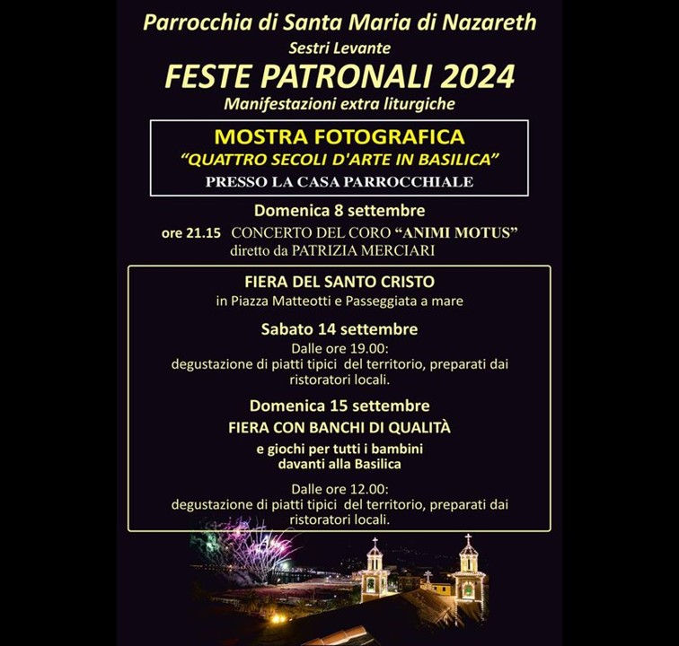 FESTE PATRONALI SANTO CRISTO