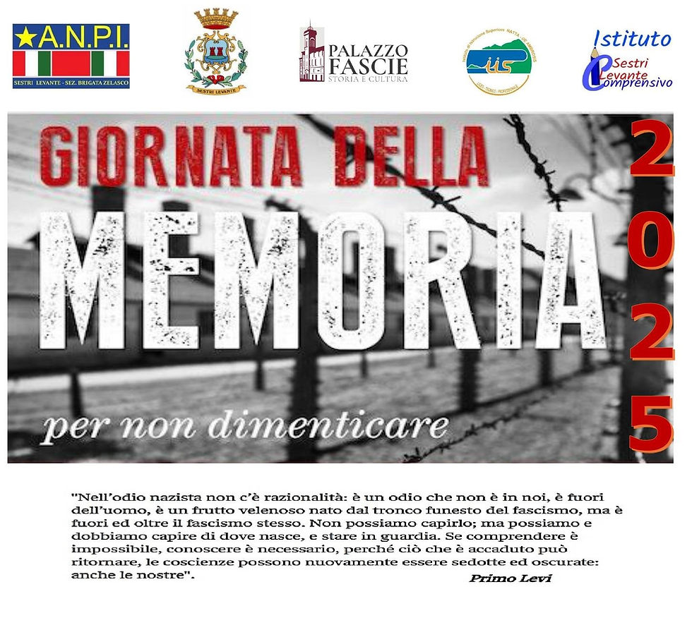 Giornata della Memoria a Sestri Levante - La deportazione degli operai genovesi