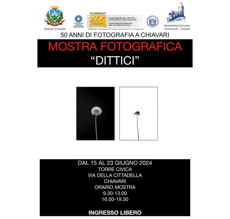 Mostra del progetto fotografico “Dittici”