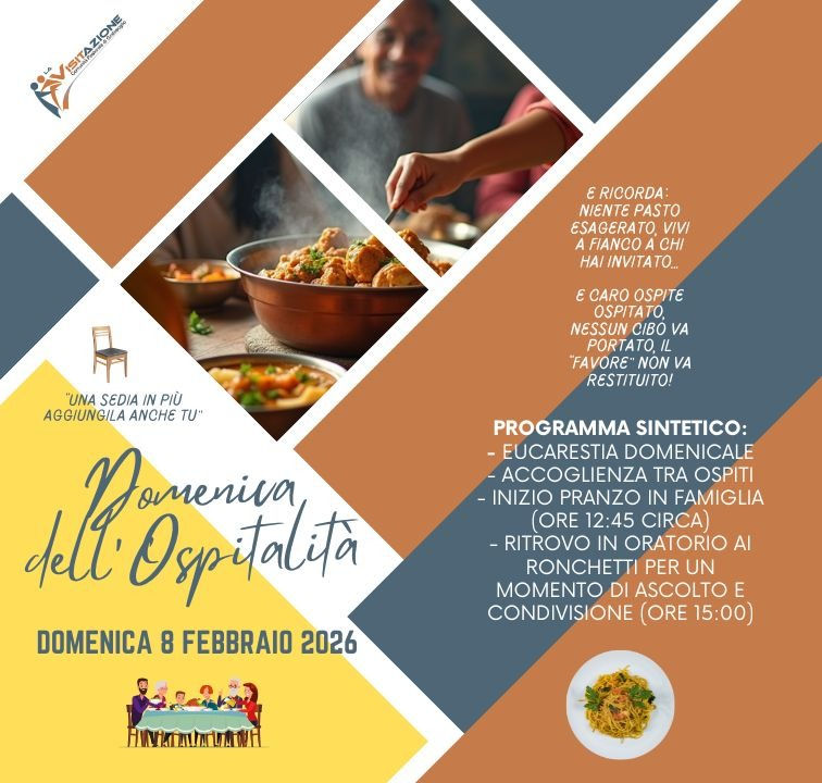 Termine ultimo per l'iscrizione alla Domenica dell'Ospitalità 2026