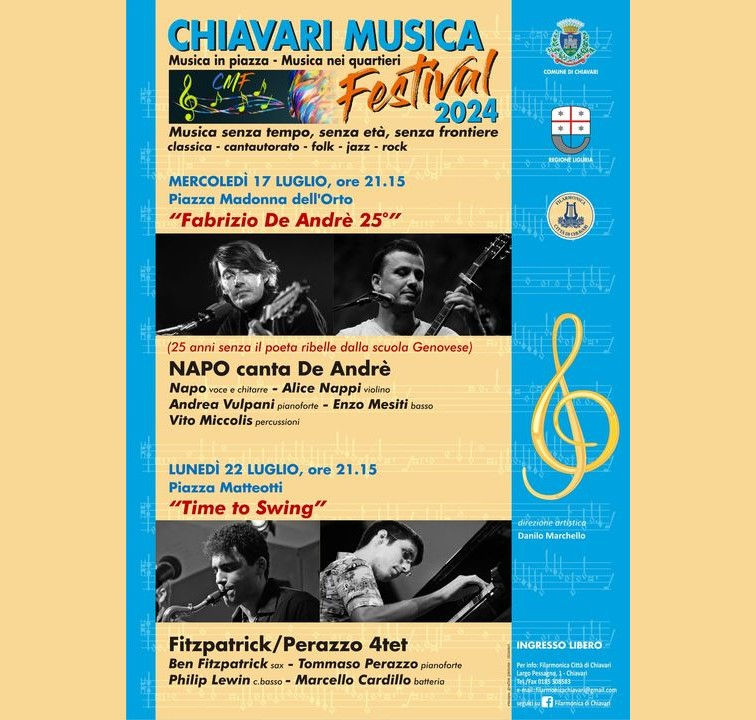Chiavari Musica Festival 2024 - Concerto "Time to Swing"