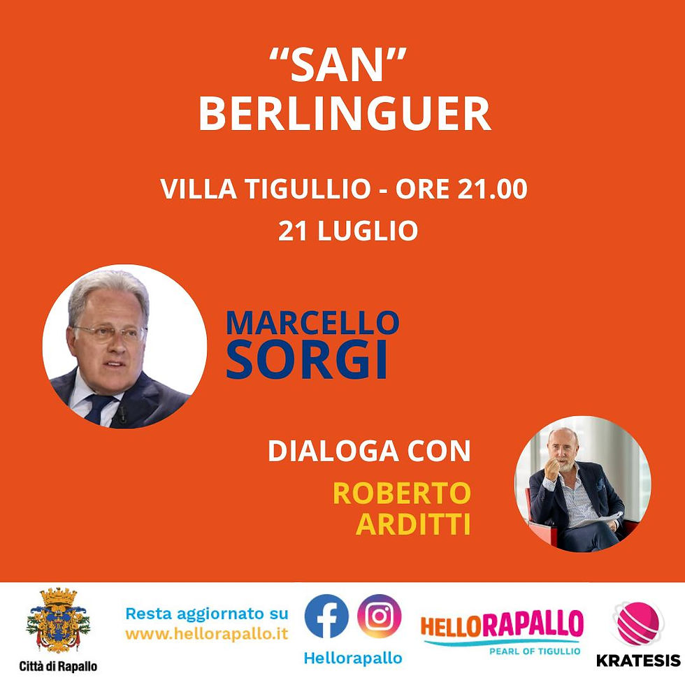 Rapallo Protagonisti 2024: "San" Berlinguer