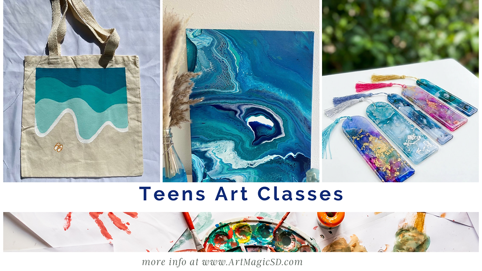 Kids & Teens Art Class at The Shoppes at Carlsbad | 8 y.o +