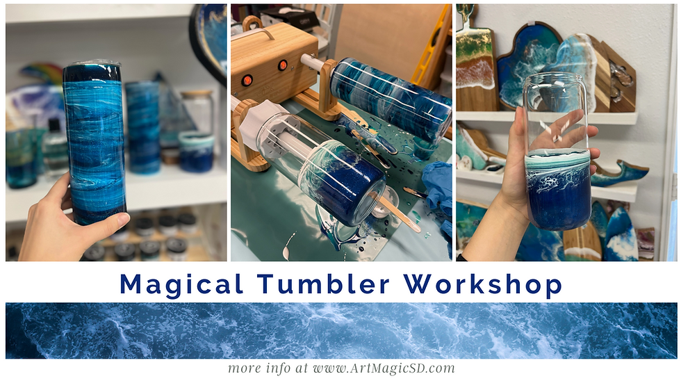 Epoxy Resin Art: Magical Tumblers