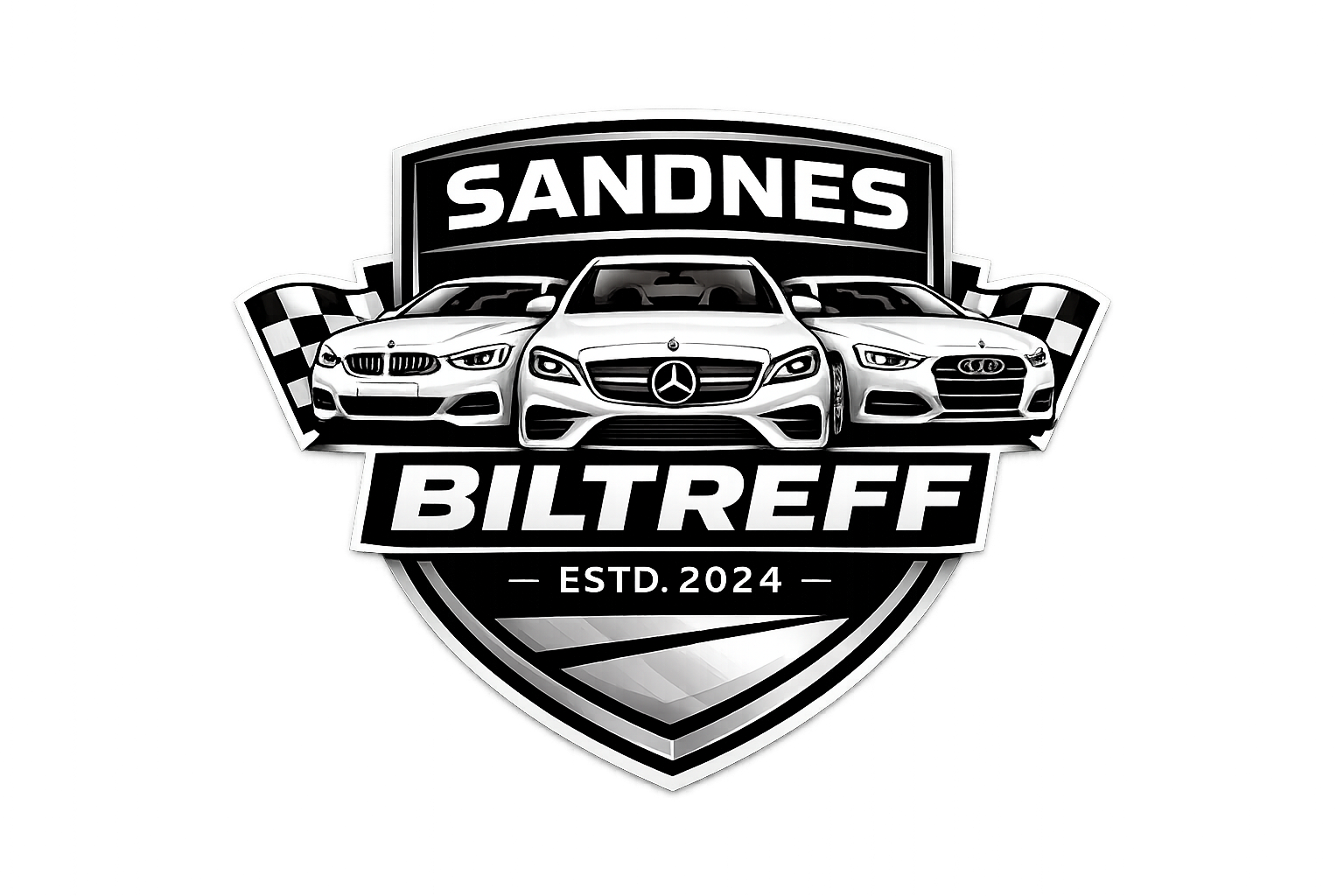 Sandnes biltreff logo klister