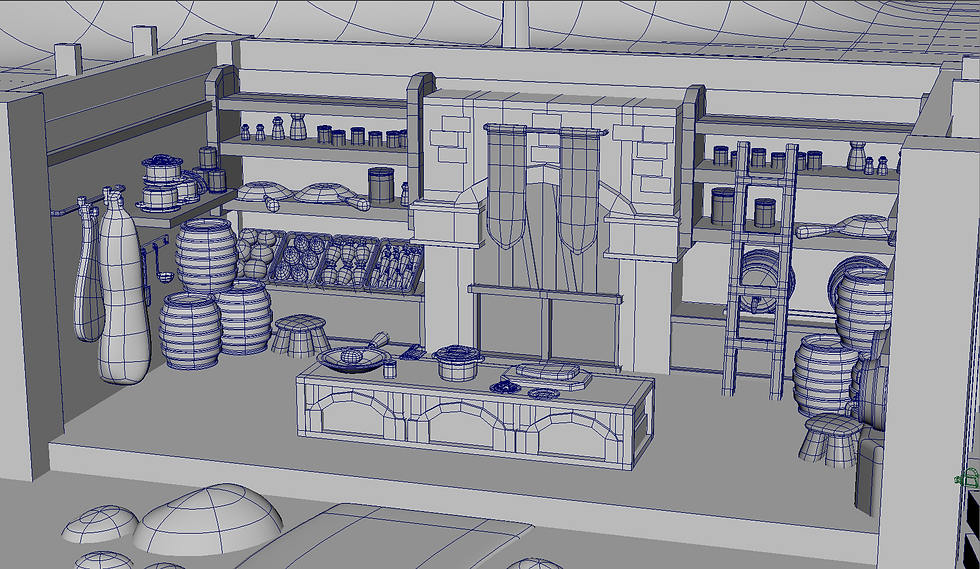 Interior Wireframe