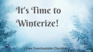 Winterize Your Home Checklist!