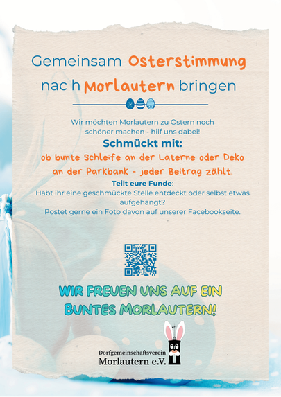 Morlautern schmückt sich. Mach doch mit