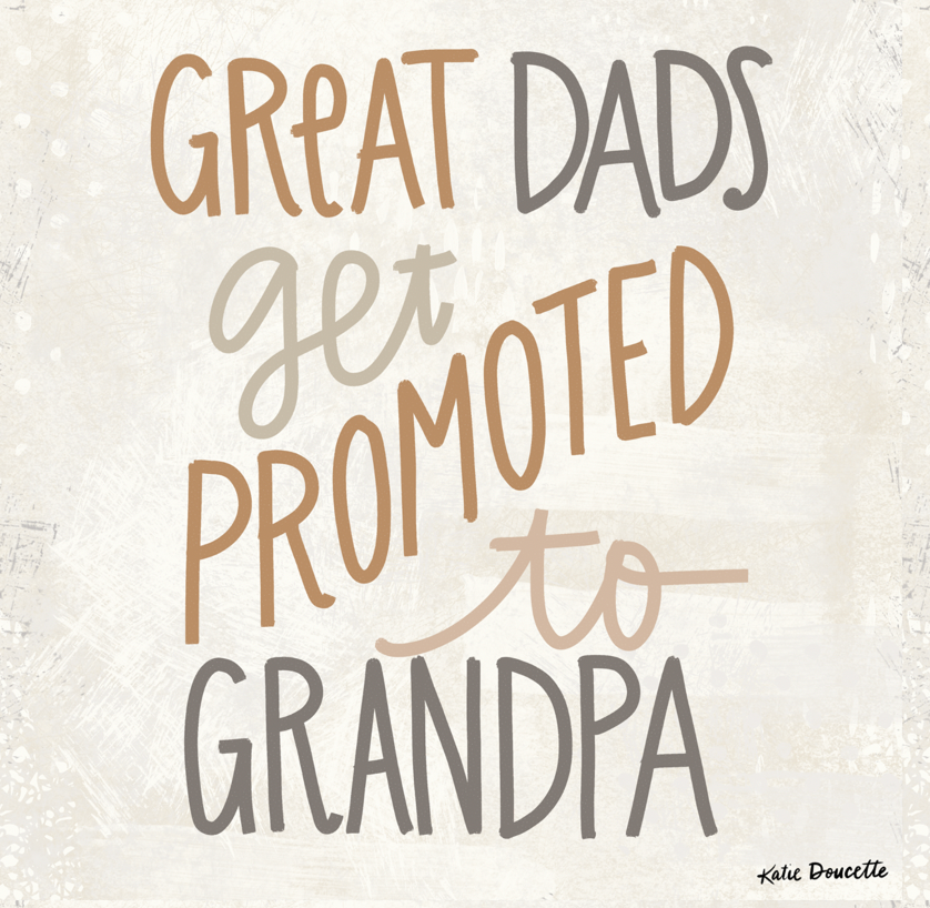 Promoted to Grandpa