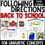 Thumbnail: cover image of back to school activity cards for following directions