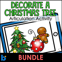 Decorate a Christmas Tree activity Bundle cover image