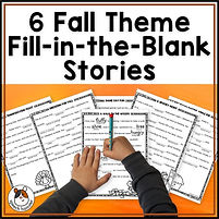 Speech Hamsters Fall Fill in the Blank Stories