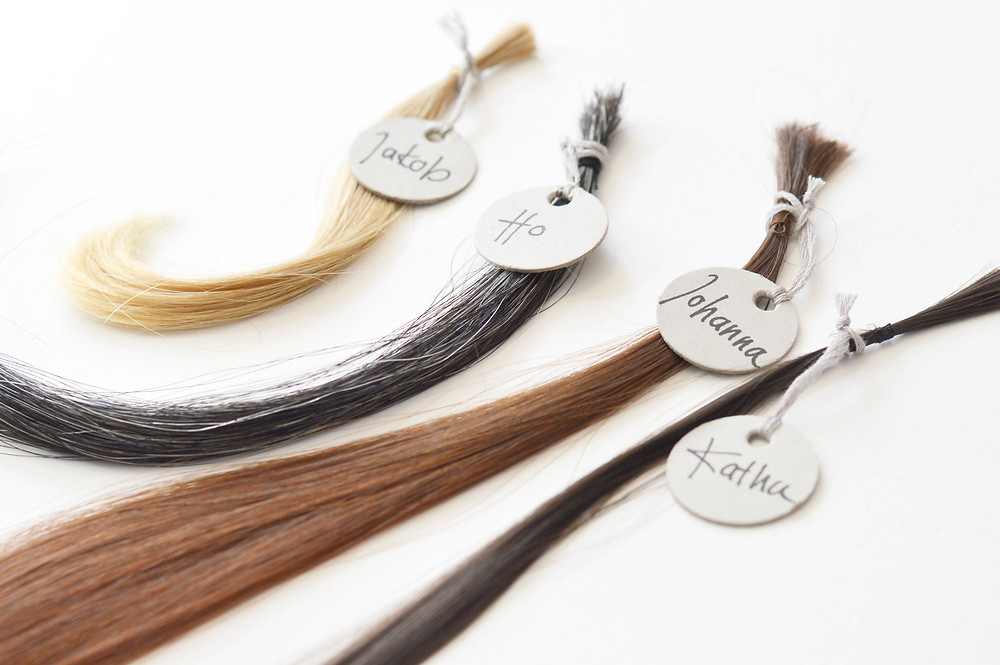 Hair for jewellery