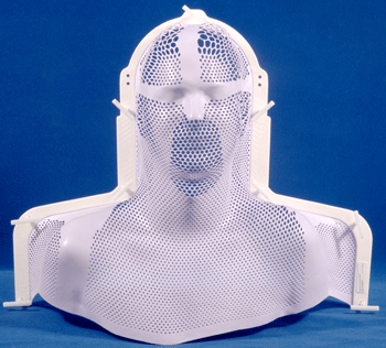 What does a Radiotherapy mask look lik?