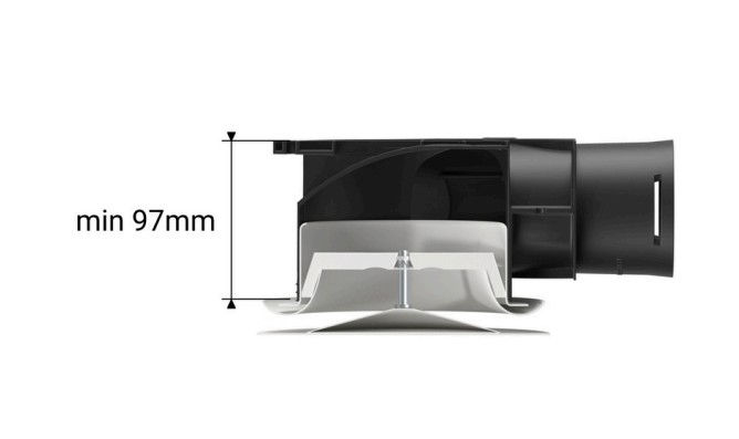 Sīktēls: Difuzora kārba 2×75 / Ø125 mm