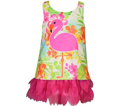 Vestido Estampado de Flamenco Bonnie Jean