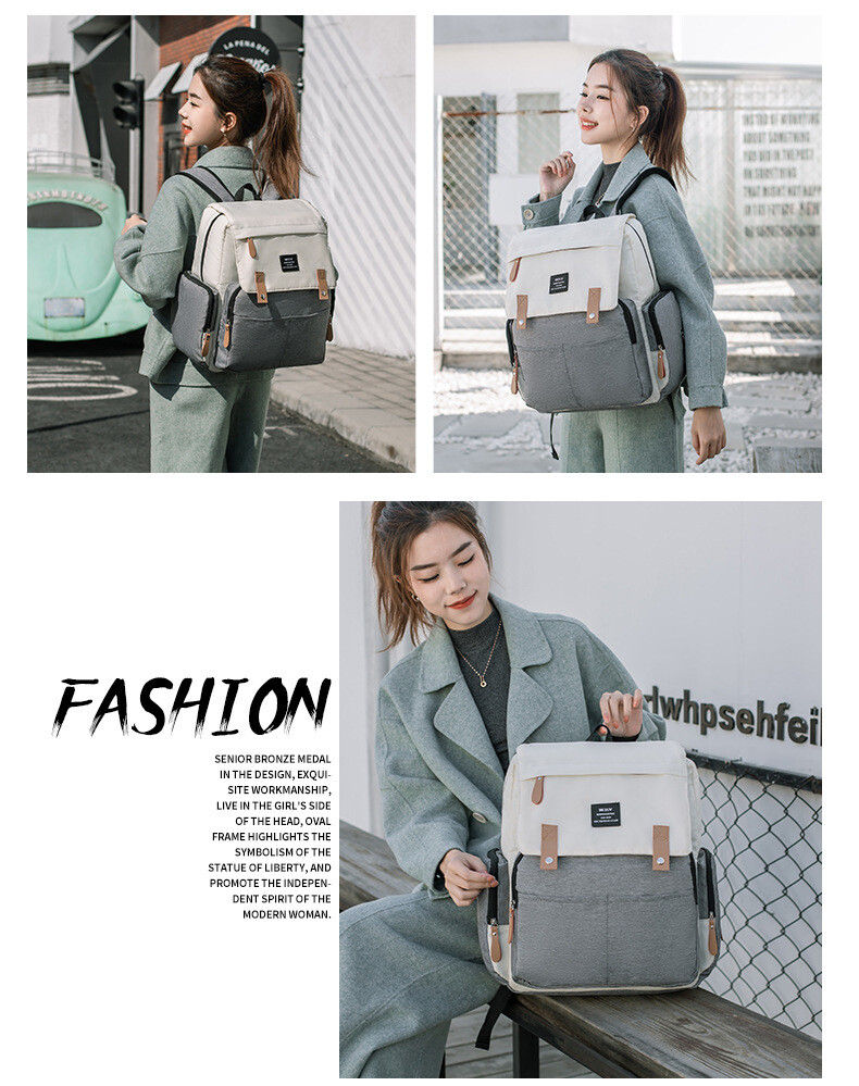 Thumbnail: 2177 Gray Diaper bag