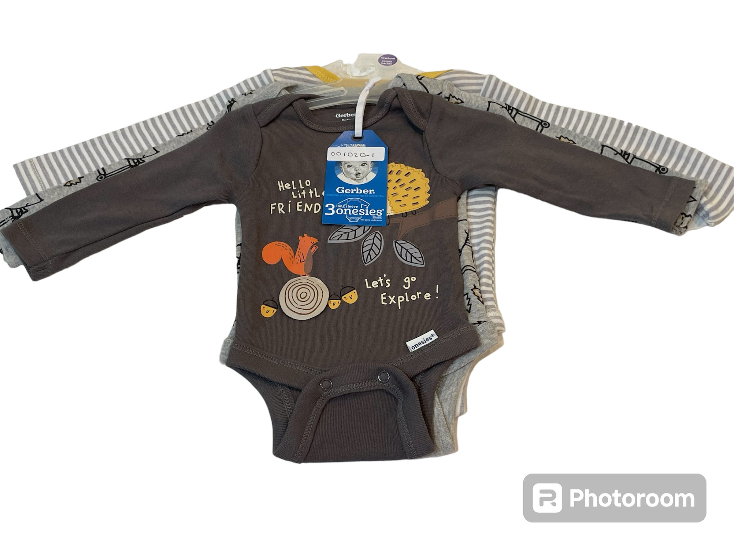 Little Explorers Three Onesies Set