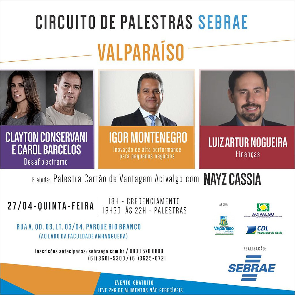 Valparaíso de Goiás - Palestra para empreendedores