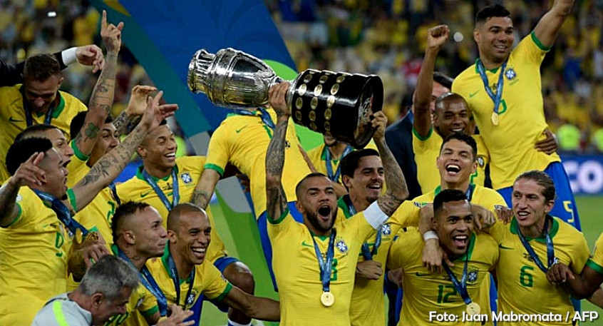 Brasil bate o Peru por 3 a 1 e é campeão da Copa América 2019