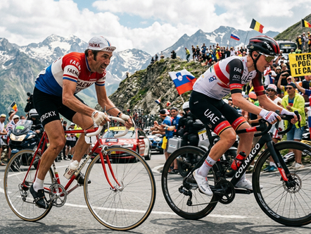 Eddy Merckx and Tadej Pogacar unpacking the big climbs