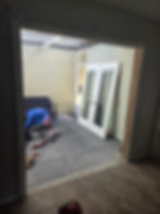Door widening and installation in progress in Palm Bay FL