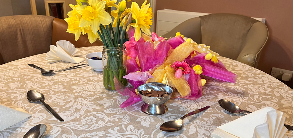 Gwernllwyn Care Home - Celebrating Easter 