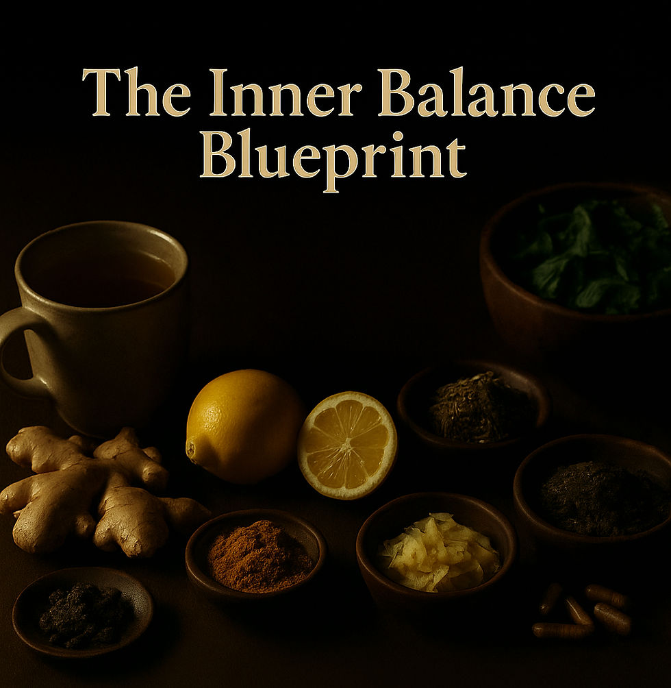 🌿 The Inner Balance Blueprint: How to Naturally Heal Your Gut and Harmonize Your Hormones