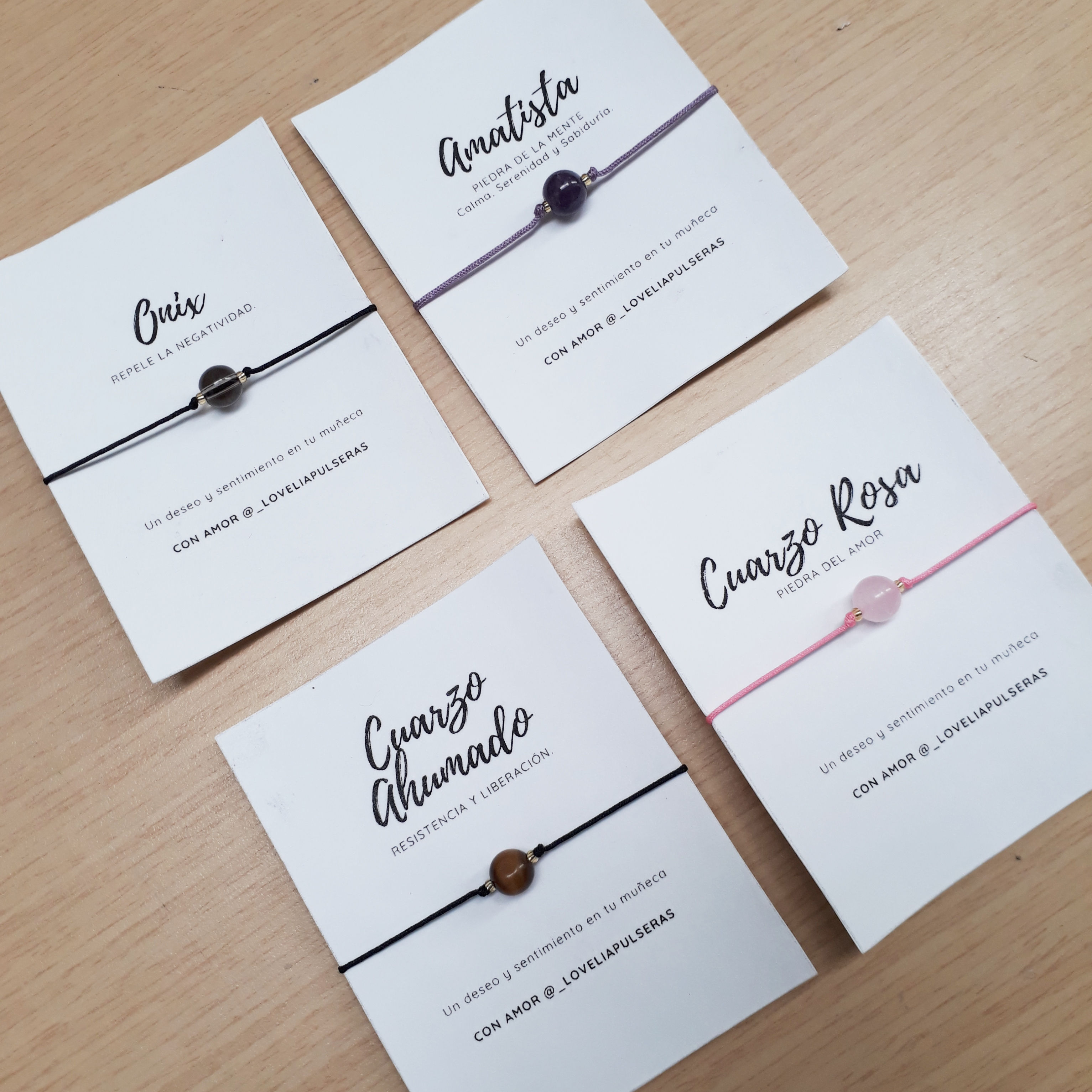 Pulseritas Cuarzos Individuales.
