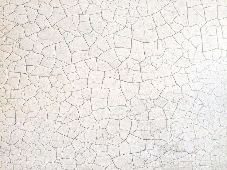 Surface terrestre fissurée