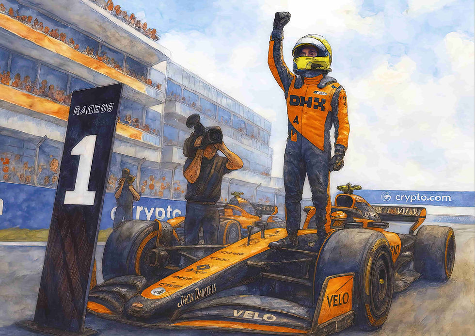 Thumbnail: F1 Lando Norris Miami GP First Win - 252 Piece Jigsaw Puzzle